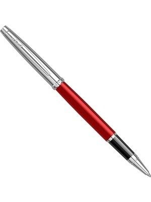 MarkEntegra Yarı Krom Kırmızı Renkli Metropolis 800 Roller Kalem ile Şık Yazım