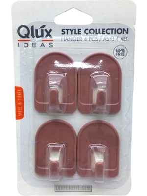 Savarga 4 Parça  Mirage Kubbeli Yapışkan Askı (4801)