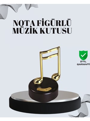 Pileli Store Nota Figürü Müzik Kutusu Melodious Model