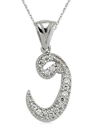 Pileli Store 925 Ayar Gümüş Vav Kadın Gümüş Kolye PT0470001 (72)