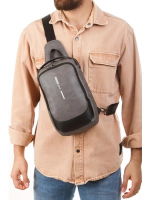 Newish Polo Uziko Çapraz Sırt Çantası-Body Bag USB ve Kulaklık Çıkışlı