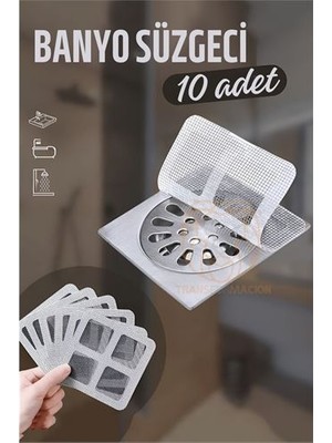 Senka Hsnet Banyo Gider Süzgeci 10 Adet