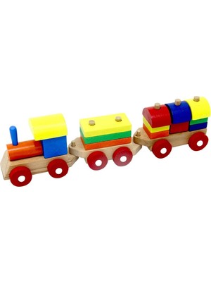 Playwood Eğitici Ahşap Bultak Tren