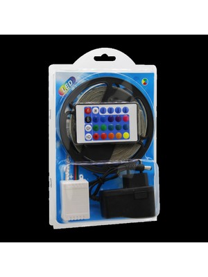 Pileli Store LED Rgb Kumandalı Şerit LED 5mt (4887)
