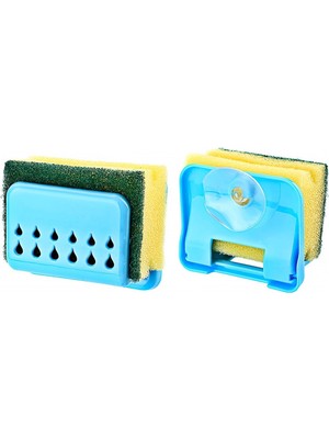 Savarga Pratik Mutfak Lavabo Vantuzlu Bulaşık Süngeri Askısı Aparatı (4801)