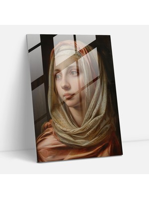 Popcasso Raffaello Sanzio Temalı Cam Duvar Tablosu