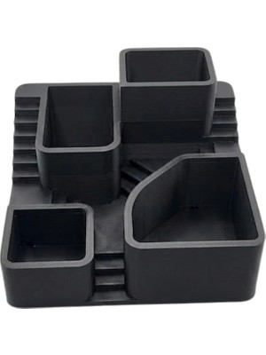 Senka Mey Ithalat® 3D Baskı Kaktüs ve Sukulent Saksı Seti Çok Katlı Şık Ev Ofis Dekoru