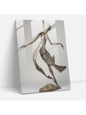 Popcasso Mannerizm Cam Tablo Sanatı - Uzun Figürler - Modern Sanat Duvar Dekorasyonu