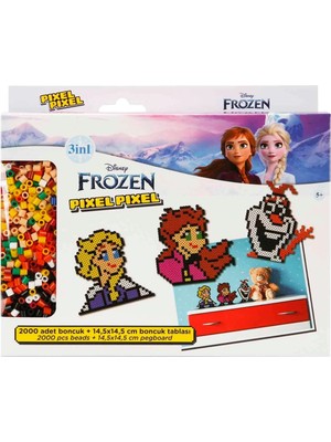 OEM 3in1 Disney Frozen Pixel Pixel Boncuk Aktivite ve Oyuncak Seti S00005168