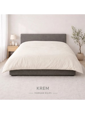 195X230 cm Çift Kişilik Nevresim (Ranforce Yorgan Kılıfı) – Krem, Beyaz, Mavi, Gri, Siyah, Pudra