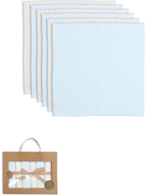 SHC4200 Colours Kutulu 6lı Penye Mendil 20X20 90161 Ekru