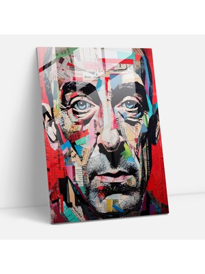 Popcasso Temperli Cam Tablo Pop Art Koleksiyonu Oppenheimer Konulu Duvar Dekorasyonu