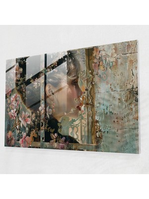 Popcasso Neoklasik Temalı Cam Duvar Tablosu - Dekoratif Cam Tablo ile Şıklığı Yakalayın