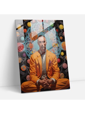 Popcasso Oppenheimer Temalı Cam Duvar Tablosu - Kavşak Manzarası ile Etkileyici Tasarım