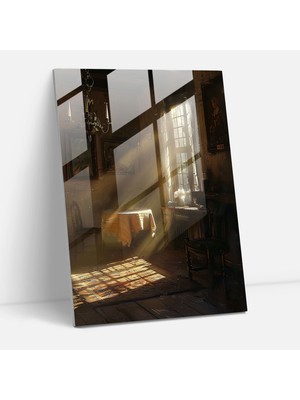Popcasso Johannes Vermeer Cam Tablo Dekoratif Tablo