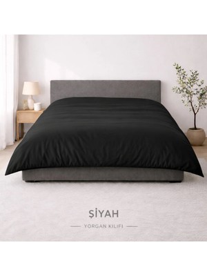 220X240 cm Çift Kişilik Nevresim (Ranforce Yorgan Kılıfı) – Krem, Beyaz, Mavi, Gri, Siyah, Pudra