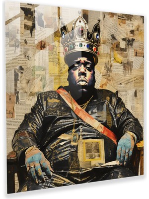 Popcasso Notorious Big Cam Tablo - Albüm Kapakları Temalı Dekoratif Parça