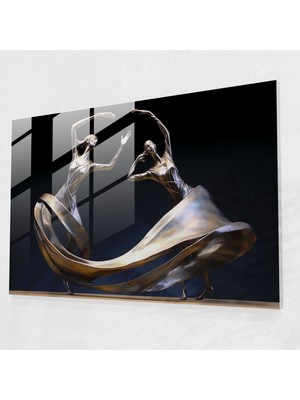 Popcasso Mitolojik Temperli Cam Tablo - Efsanevi Figürler ile Dinamik Duruş