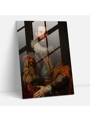 Popcasso Raffaello Sanzio Cam Tablo Modern Sanat Temalı Duvar Dekoru