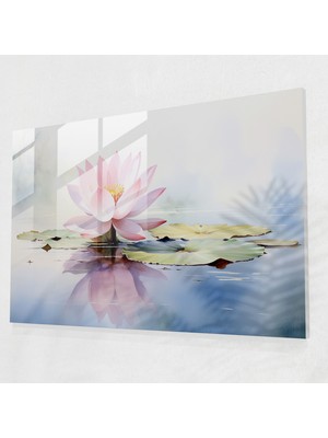 Popcasso Hipnoz Cam Tablo - Zihin Gücü ve Farkındalık Temalı Huzur Veren Sulu Boyama