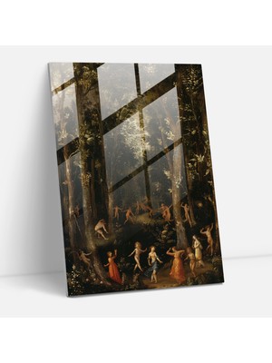 Popcasso Raffaello Sanzio Temalı Modern Sanat Kanvas Tablosu