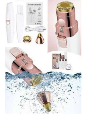 Calperia Kaş Burun ve Yüz Epilasyon Aleti Kablosuz Şarjlı Kökten Alan Epilasyon Aleti