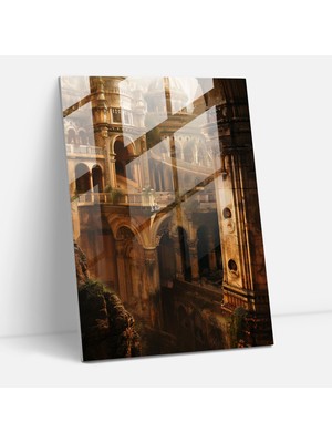 Popcasso Raffaello Sanzio Temalı Cam Tablo Sanatı