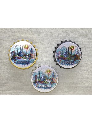 Asa Store Istanbul Temalı Metal Magnet ALK4341