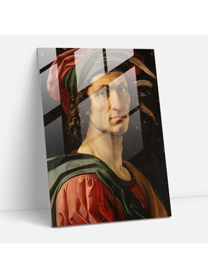 Popcasso Tarihi Figür Temperli Cam Tablo - Raffaello Sanzio Sanat Eseri