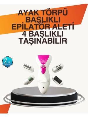 Calperia 4 Fonksiyonlu Epilasyon ve Tırnak Bakım Makinesi