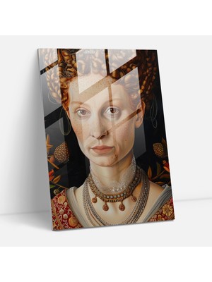 Popcasso Modern Sanat Raffaello Sanzio Cam Tablo - Raffaello Sanzio Tablosu ile Duvar Dekorasyonu