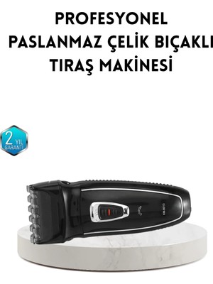Calperia Unisex Şarjlı Saç ve Sakal Kesme Makinesi – Sessiz Motor, 1–12 mm Ayarlanabilir Başlık
