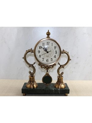 Asa Store Altı Mermer Sarkaşlı Masa Üstü Saat ALK4321