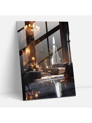 Popcasso Johannes Vermeer Cam Tablo Duvar Dekorasyonu - Modern Tasarım