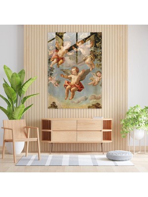 Popcasso Raffaello Sanzio Cam Tablo - Modern Sanat Temalı Ev Dekorasyonu