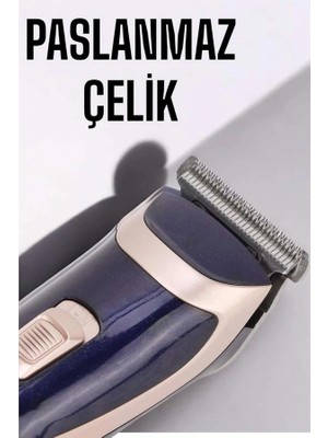 Calperia Profesyonel Şarjlı Saç ve Sakal Traş Makinesi Kolay Kullanım