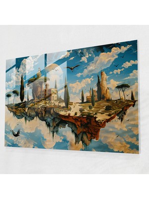 Popcasso Salvador Dali Temalı Cam Tablo - Modern Sanat ile Evinizi Süsleyin