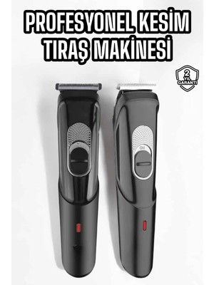 Calperia Saç Sakal Lazer Epilasyon Öncesi Tüy Kısaltma Makinesi Unısex 4 Taraklı