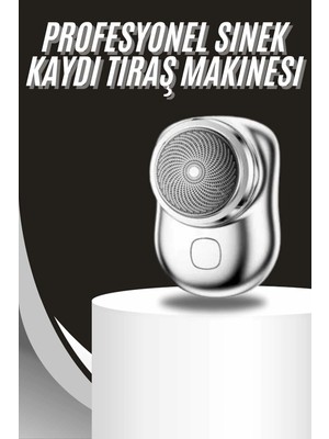 Calperia Kablosuz Tıraş Makinesi Günlük Hızlı Taşınabilir Şarjlı Yuvarlak Paslanmaz Çelik