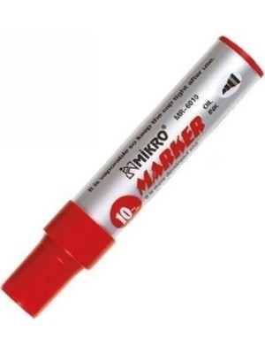 Sharpie Mikro 10 mm Kesik Uçlu Permanent Markör Kırmızı (8 Adet)