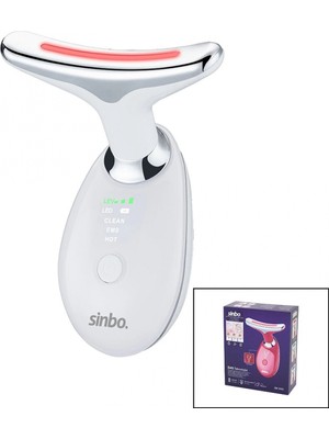 Pileli Store Yüz ve Boyun Bölgesi Sıkılaştırıcı 600MAH 3 Farklı Mod  SBI-5901 (4887)