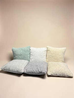 FRAMGAN Tüy Dökmeyen Premium Kırlent Ultra Yumuşak Pofuduk Lüks Görünüm