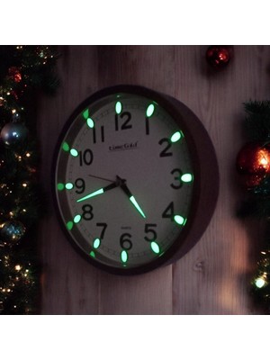 Bucuks 22 cm Fosforlu Duvar Saati