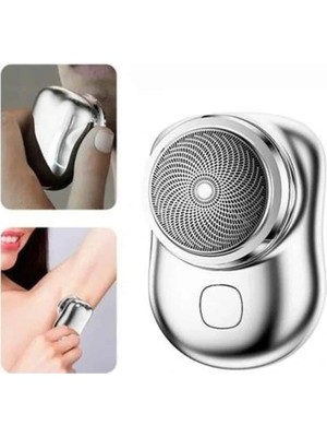 Calperia Kablosuz Tıraş Makinesi Günlük Hızlı Taşınabilir Şarjlı Yuvarlak Paslanmaz Çelik