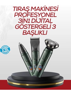 Calperia Burun, Sakal ve Saç Için Erkek Tıraş Cihazı