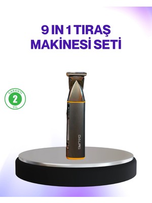 Calperia 9’u 1 Arada Şarjlı Erkek Bakım Cihazı Saç Sakal Bıyık Ense Trimmer
