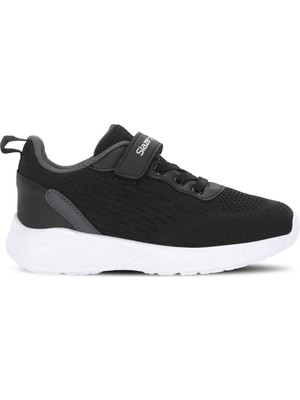 Slazenger Funkytown I Unisex Çocuk Cırt Cırtlı Beyaz / Gri Günlük Spor Ayakkabısı