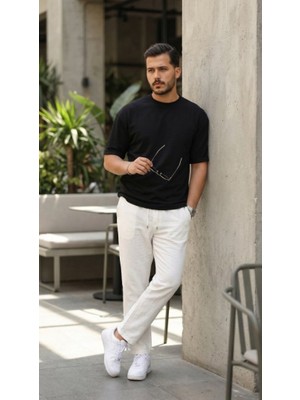Erkek Duble Kol Basic Tişört