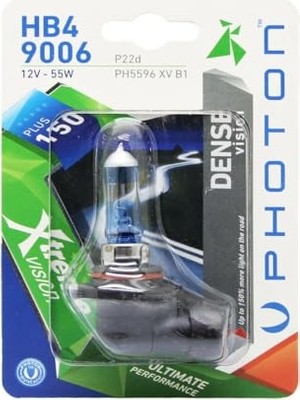 Cekar Store Photon Ampul Hb4 9006 12V 55W Xtreme Vision +%150 Fazla Işık (Tekli Blister) Pht PH5596 Xv B1