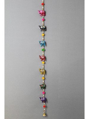 Pileli Store 7'li Asmalı Aynalı Fil - Model 1